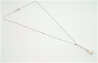 Collana Lorenza Gioielli Donna Collezione Perle in Oro bianco Perla CL105444 - CL105444